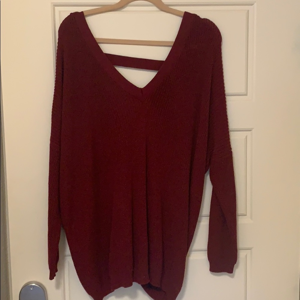 Maroon sweater❤️